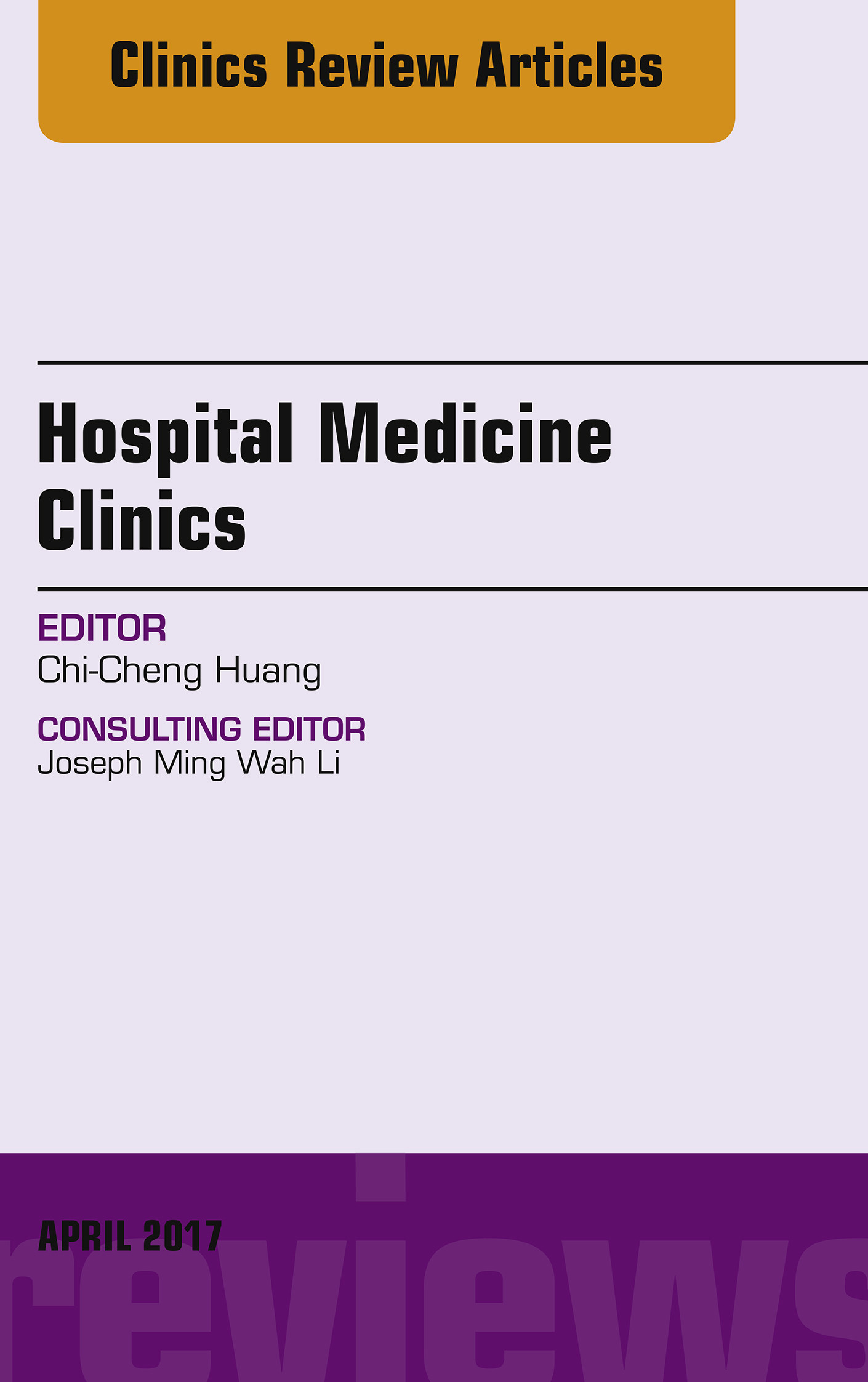 Cover Volume 6, Issue 2, An Issue of Hospital Medicine Clinics
