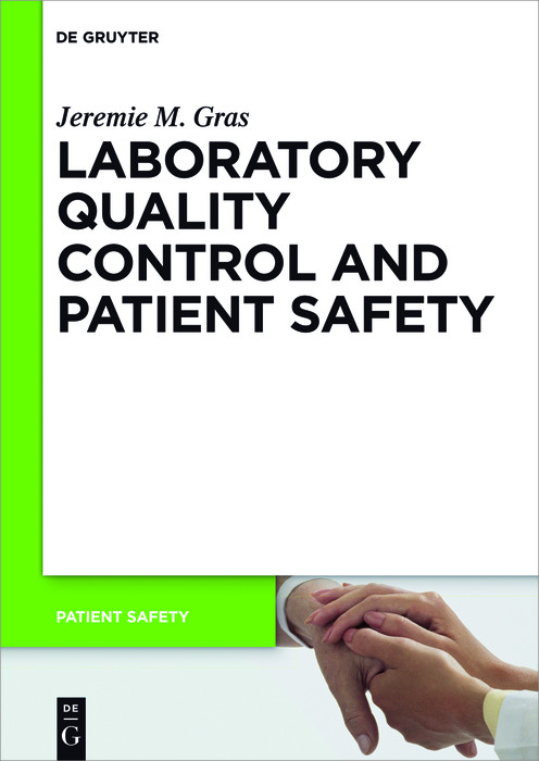 Cover Laboratory quality control and patient safety