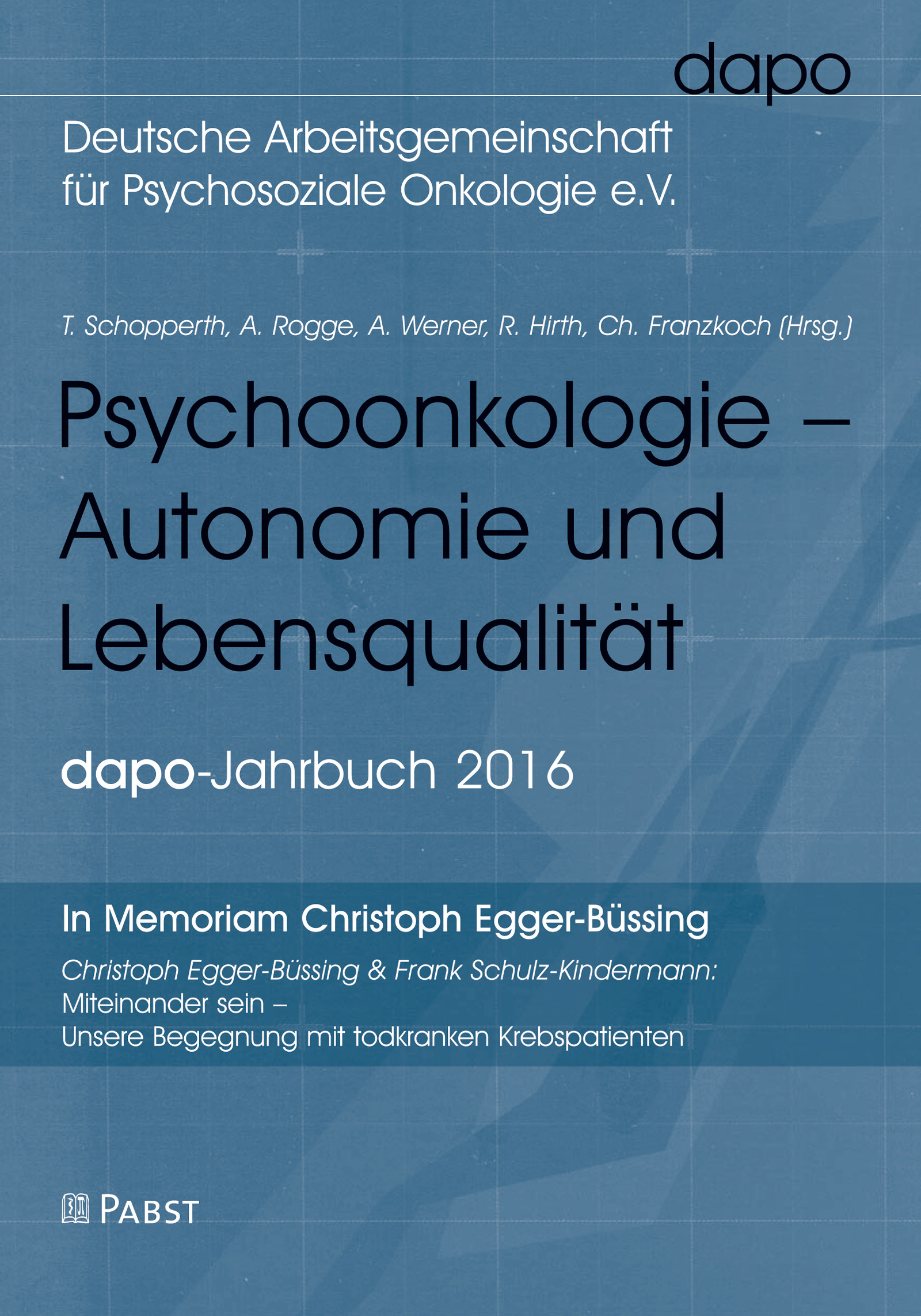 Psychoonkologie – Autonomie und Lebensqualität