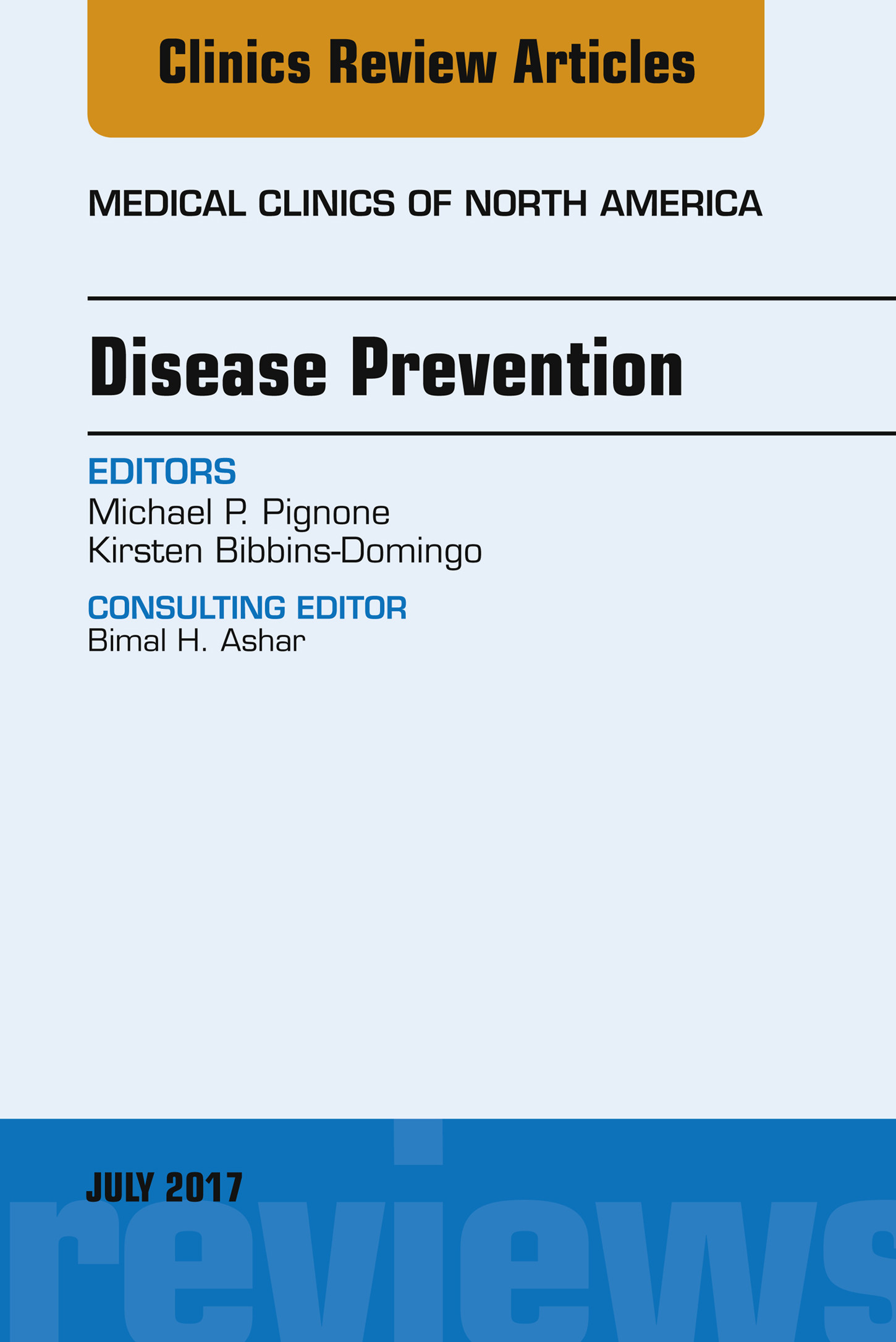 Cover Disease Prevention, An Issue of Medical Clinics of North America, E-Book