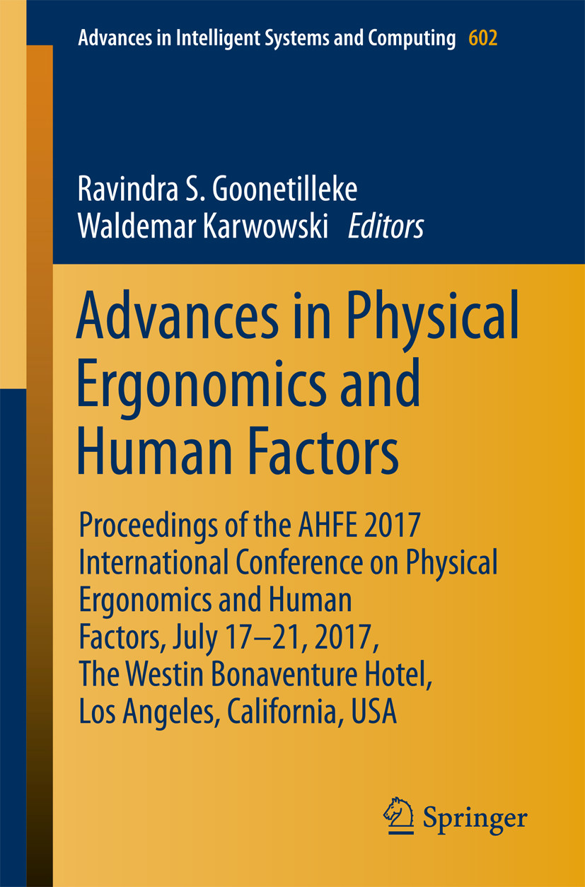 Cover Advances in Physical Ergonomics and Human Factors