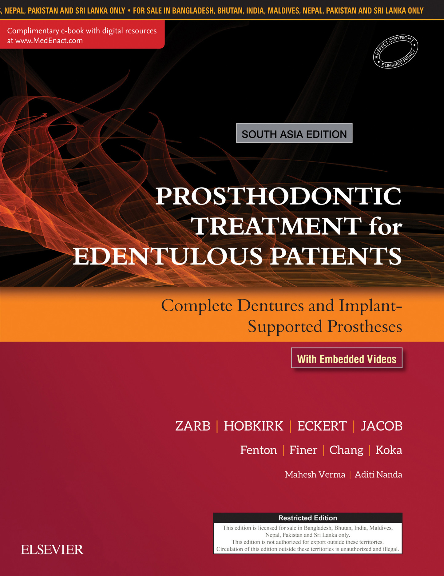 Prosthodontic Treatment for Edentulous Patients: Complete Dentures and Implant-Supported Prostheses - EBK