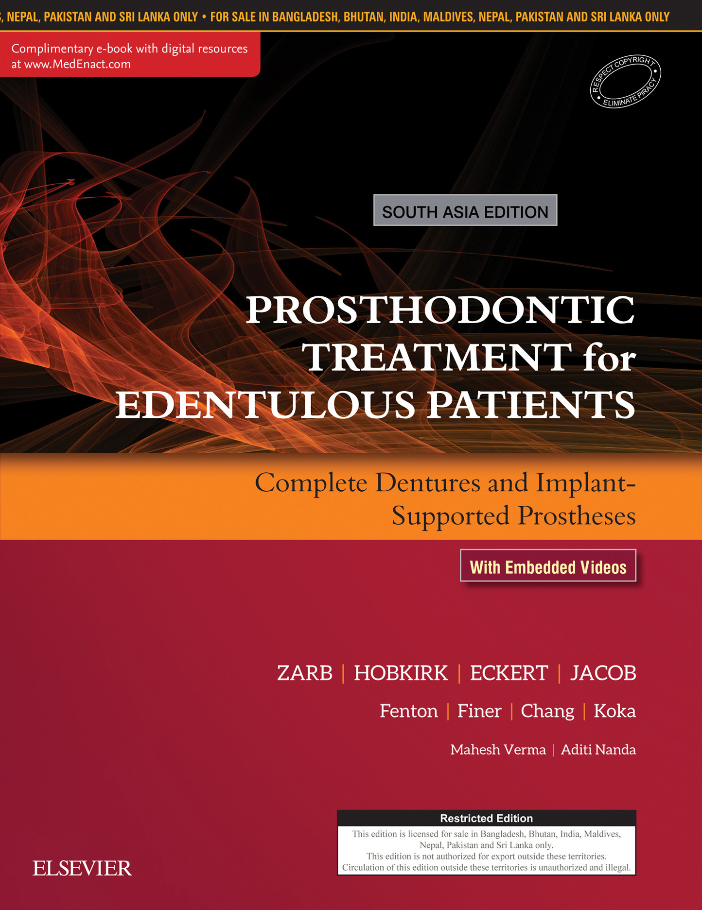 Cover Prosthodontic Treatment for Edentulous Patients: Complete Dentures and Implant-Supported Prostheses - EBK