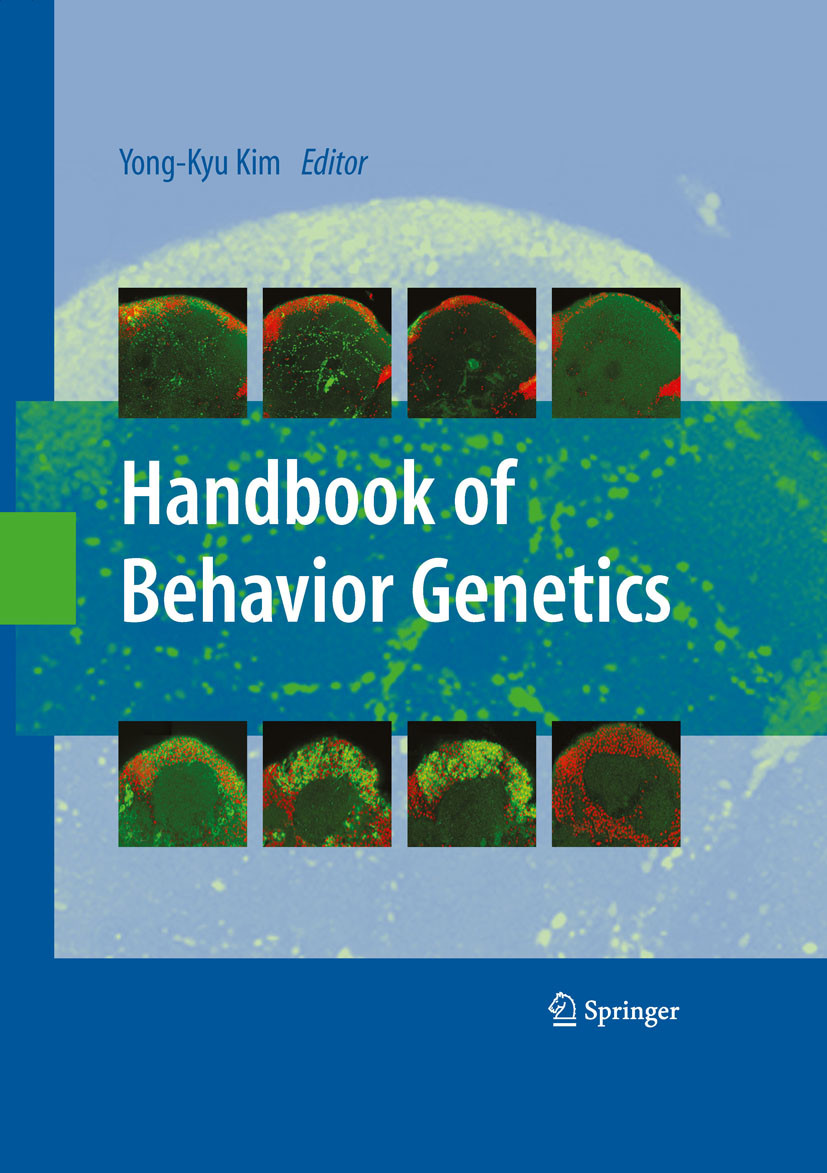 Cover Handbook of Behavior Genetics