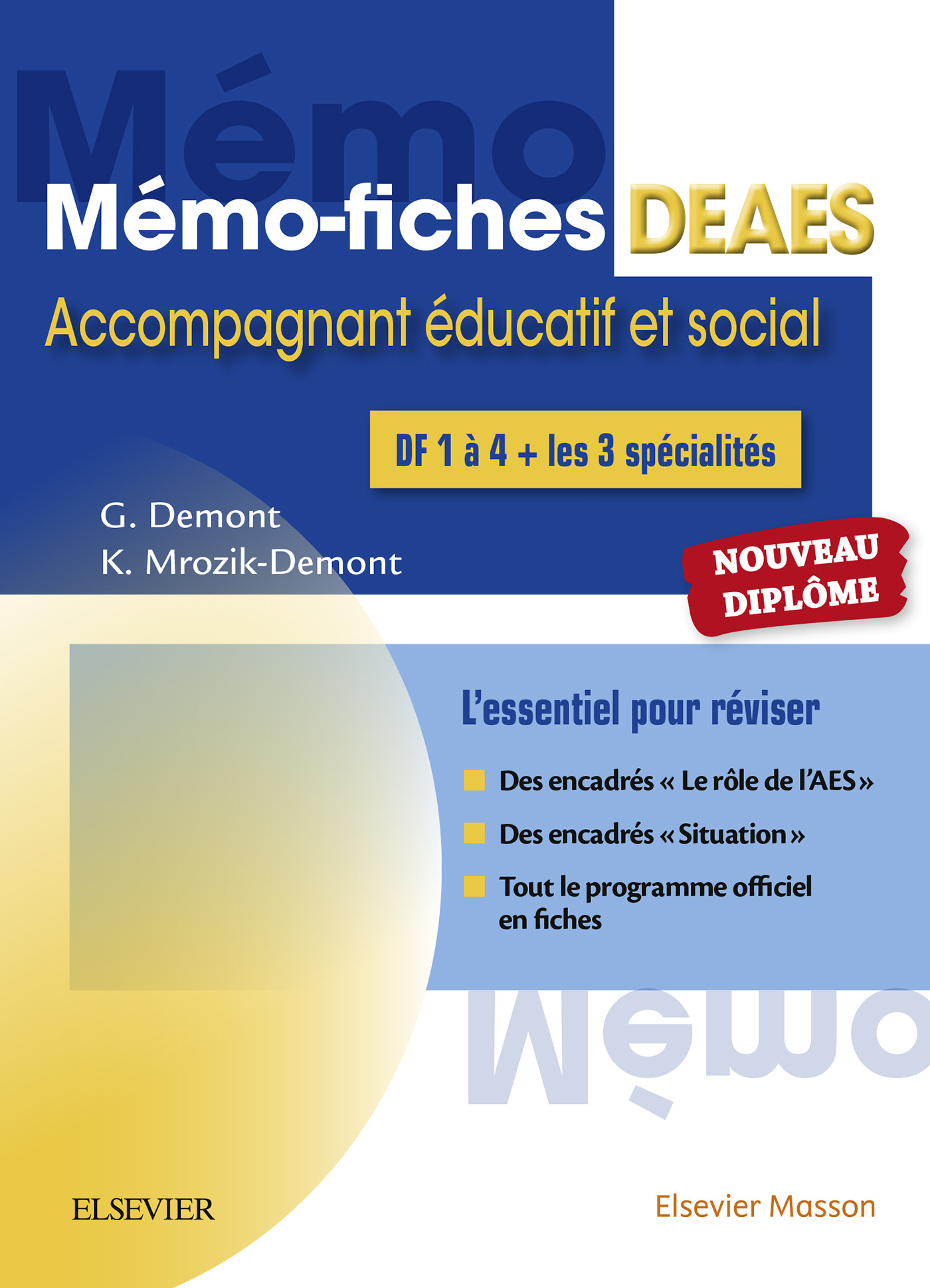 Cover Mémo-fiches DEAES - Diplôme d'Etat d'Accompagnant Educatif et Social