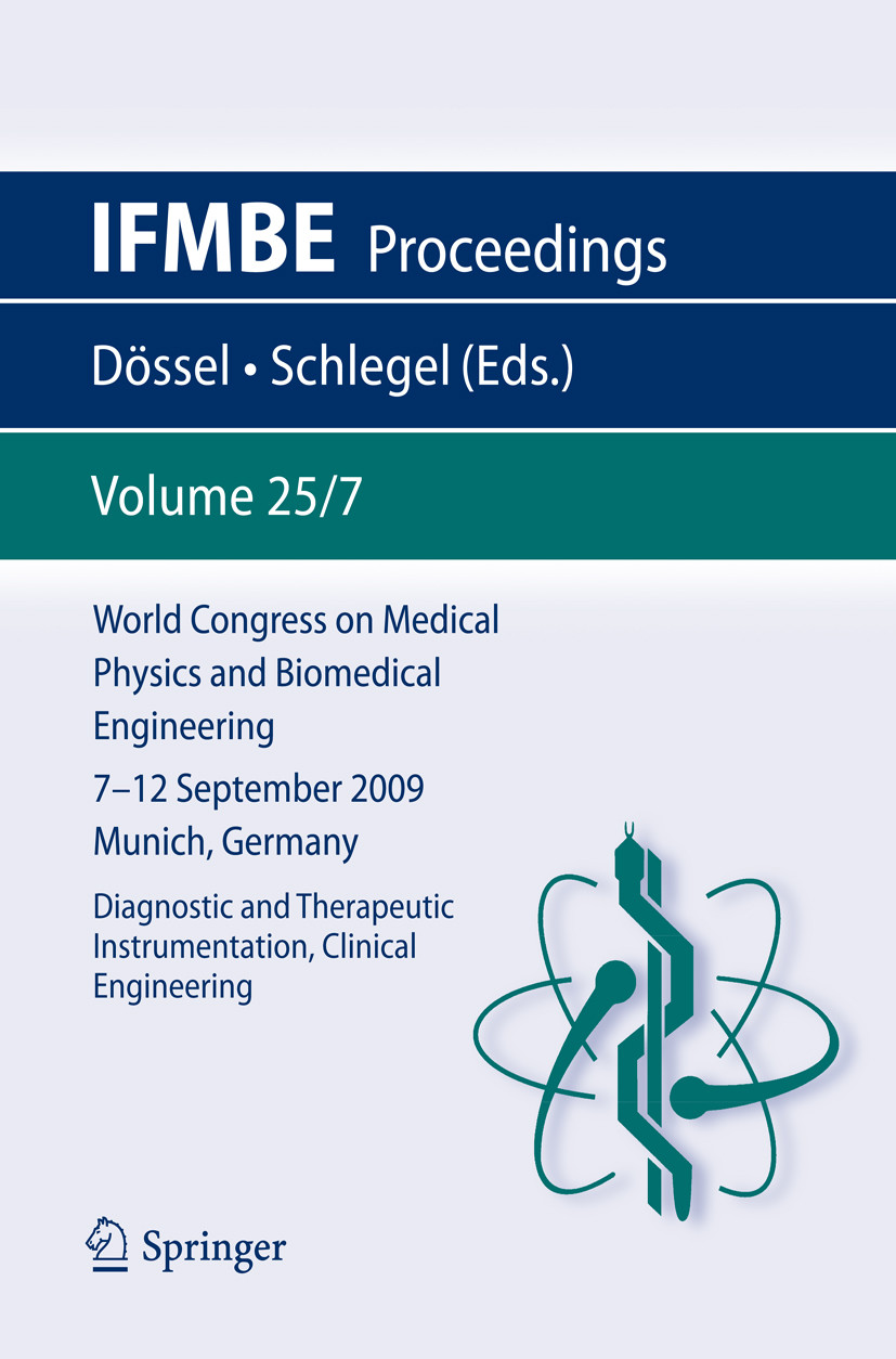 Cover World Congress on Medical Physics and Biomedical Engineering September 7 - 12, 2009 Munich, Germany