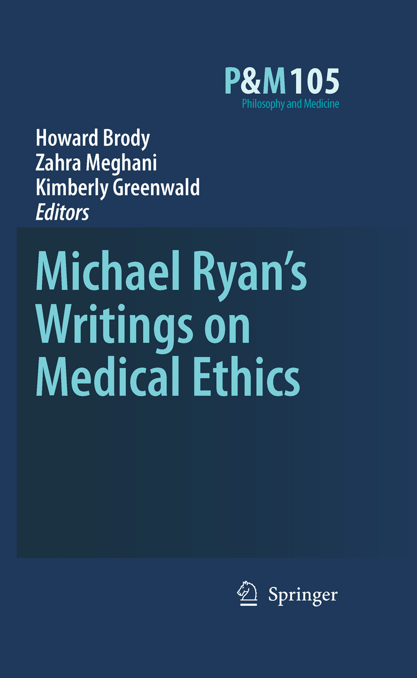 Cover Michael Ryan’s Writings on Medical Ethics