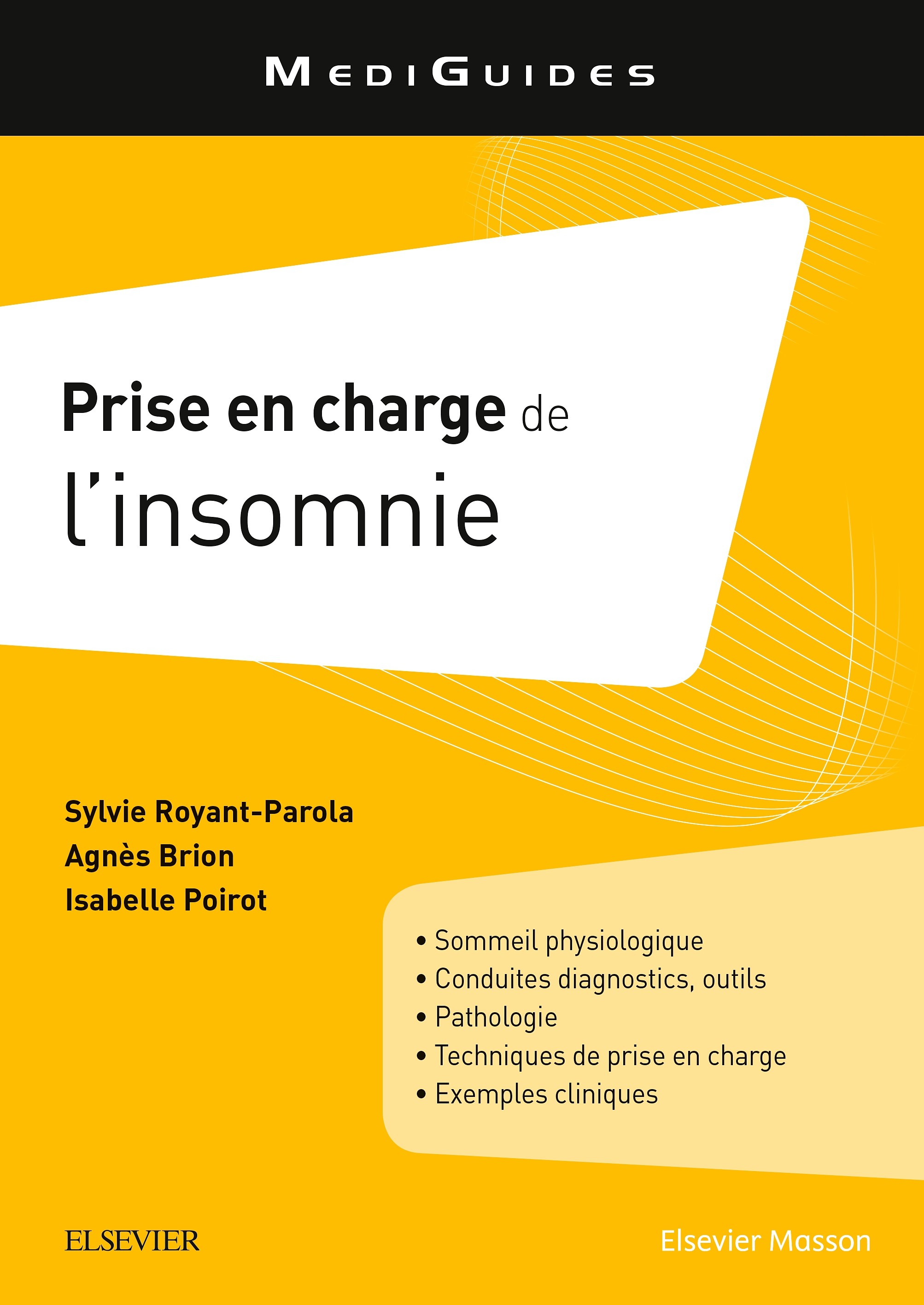 Cover Prise en charge de l'insomnie