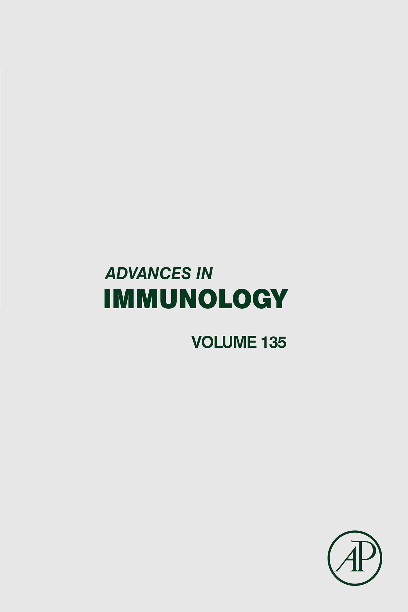 Cover Advances in Immunology