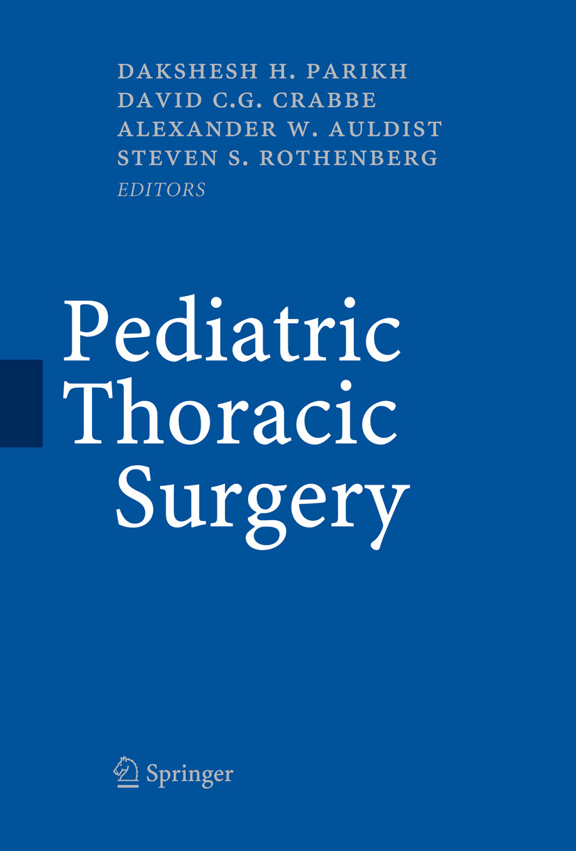 Cover Pediatric Thoracic Surgery