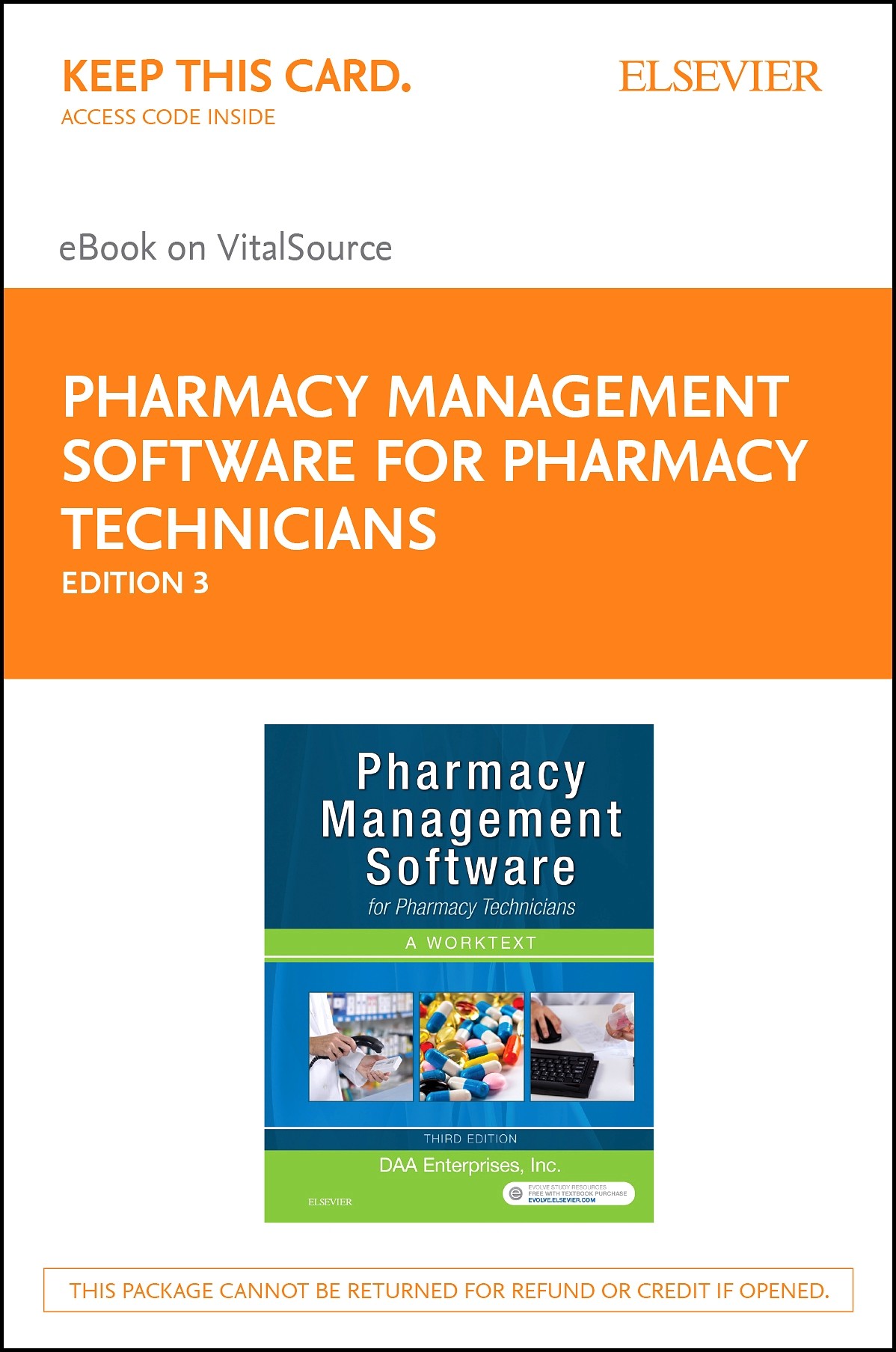 Pharmacy Management Software for Pharmacy Technicians: A Worktext - E-Book