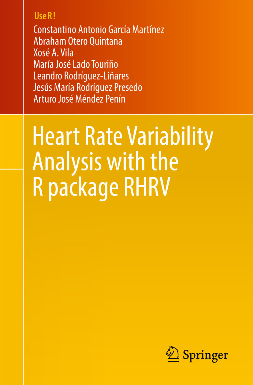 Heart Rate Variability Analysis with the R package RHRV