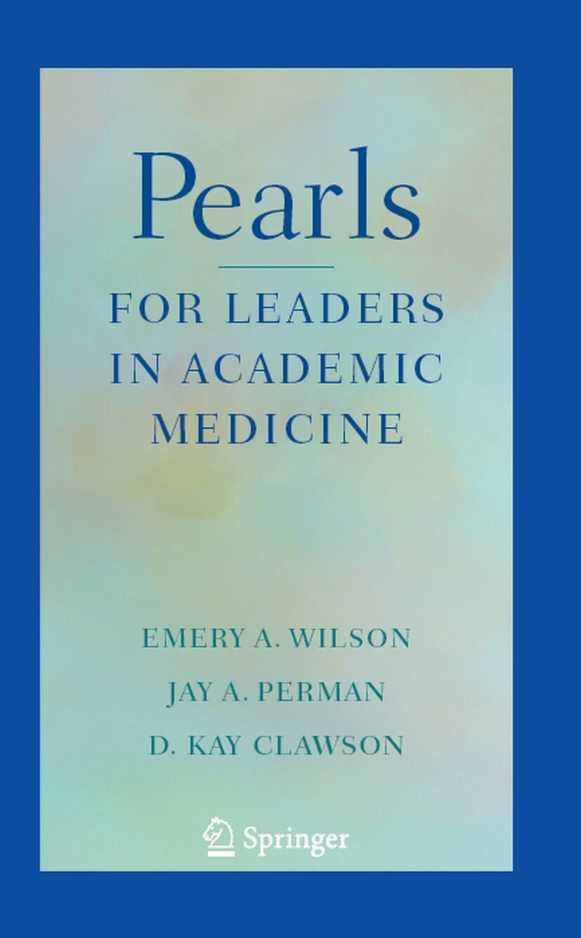 Cover Pearls for Leaders in Academic Medicine