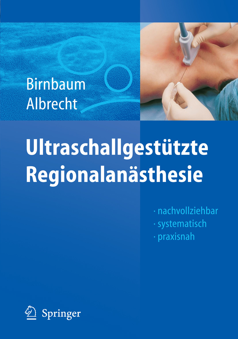 Cover Ultraschallgestützte Regionalanästhesie