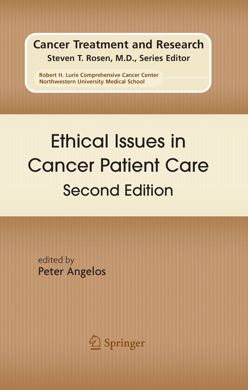 Cover Ethical Issues in Cancer Patient Care