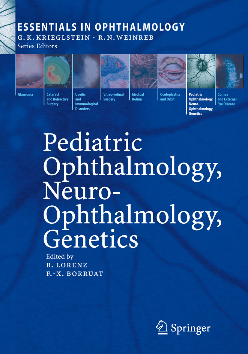 Cover Pediatric Ophthalmology, Neuro-Ophthalmology, Genetics