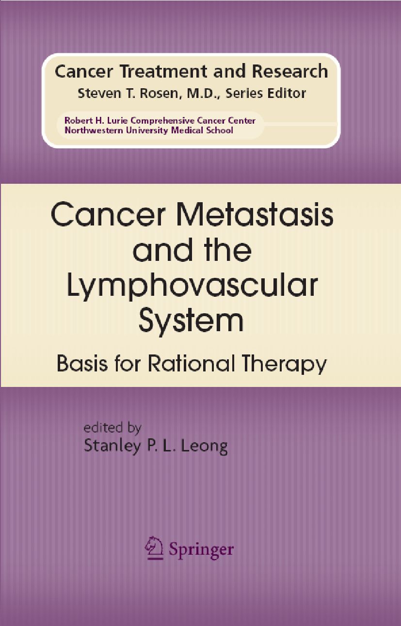 Cover Cancer Metastasis and the Lymphovascular System: