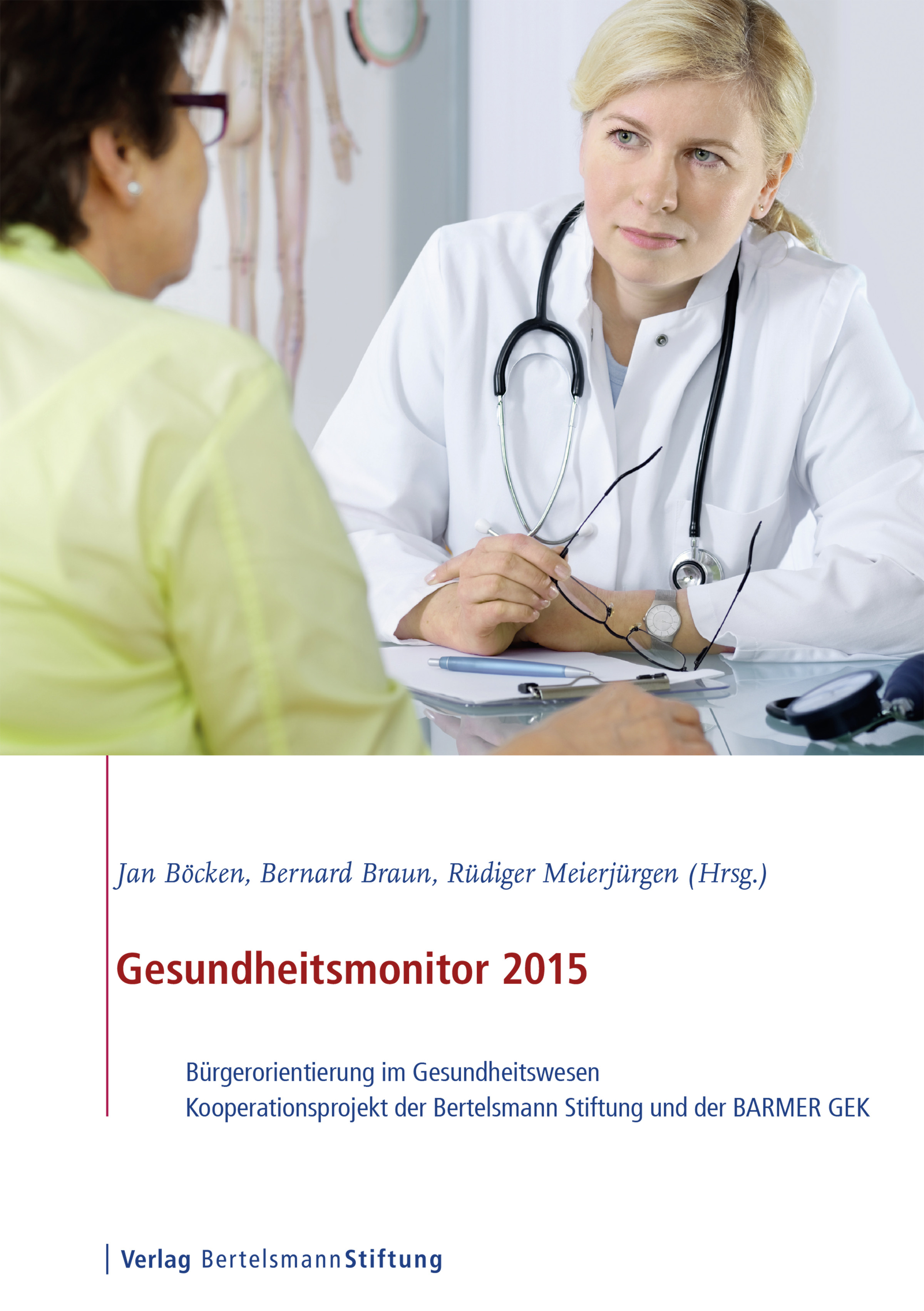 Cover Gesundheitsmonitor 2015