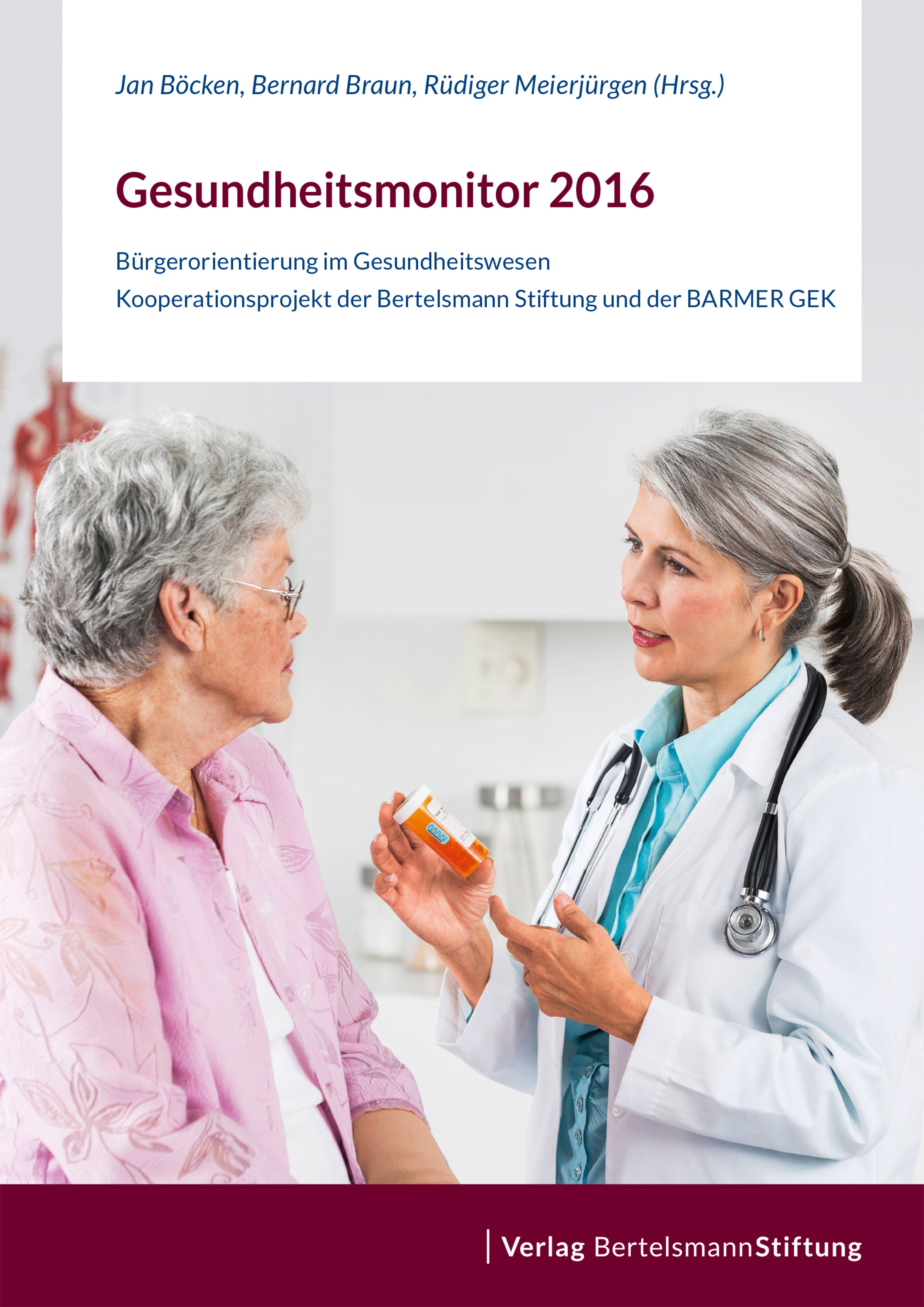 Cover Gesundheitsmonitor 2016