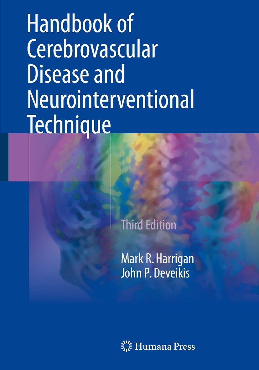 Cover Handbook of Cerebrovascular Disease and Neurointerventional Technique