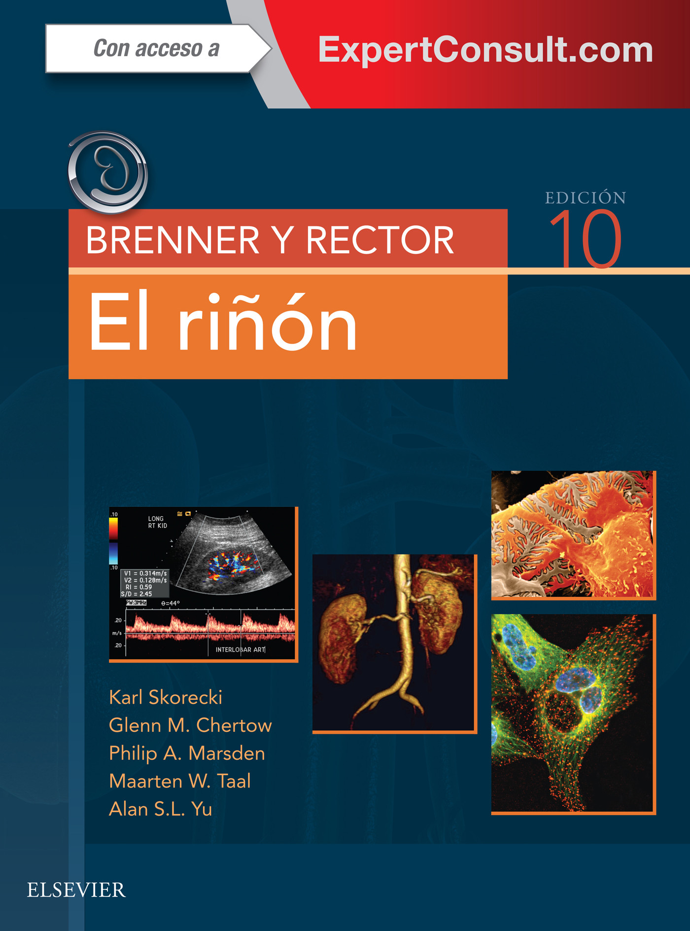 Cover Brenner y Rector. El riñón + ExpertConsult