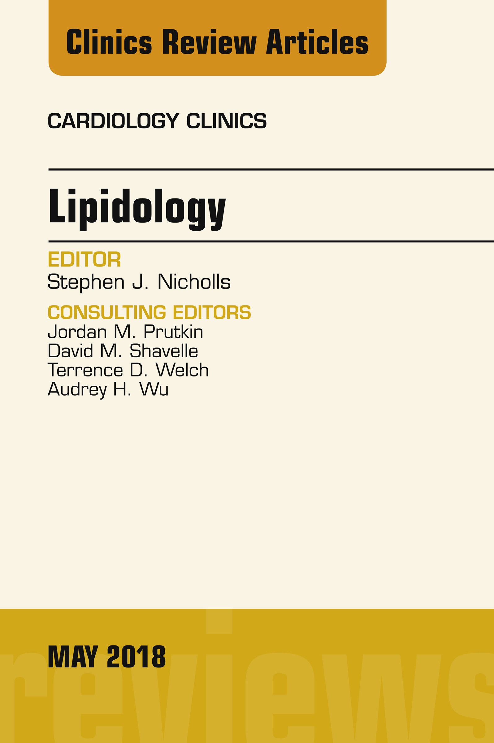 Cover Lipidology, An Issue of Cardiology Clinics, E-Book