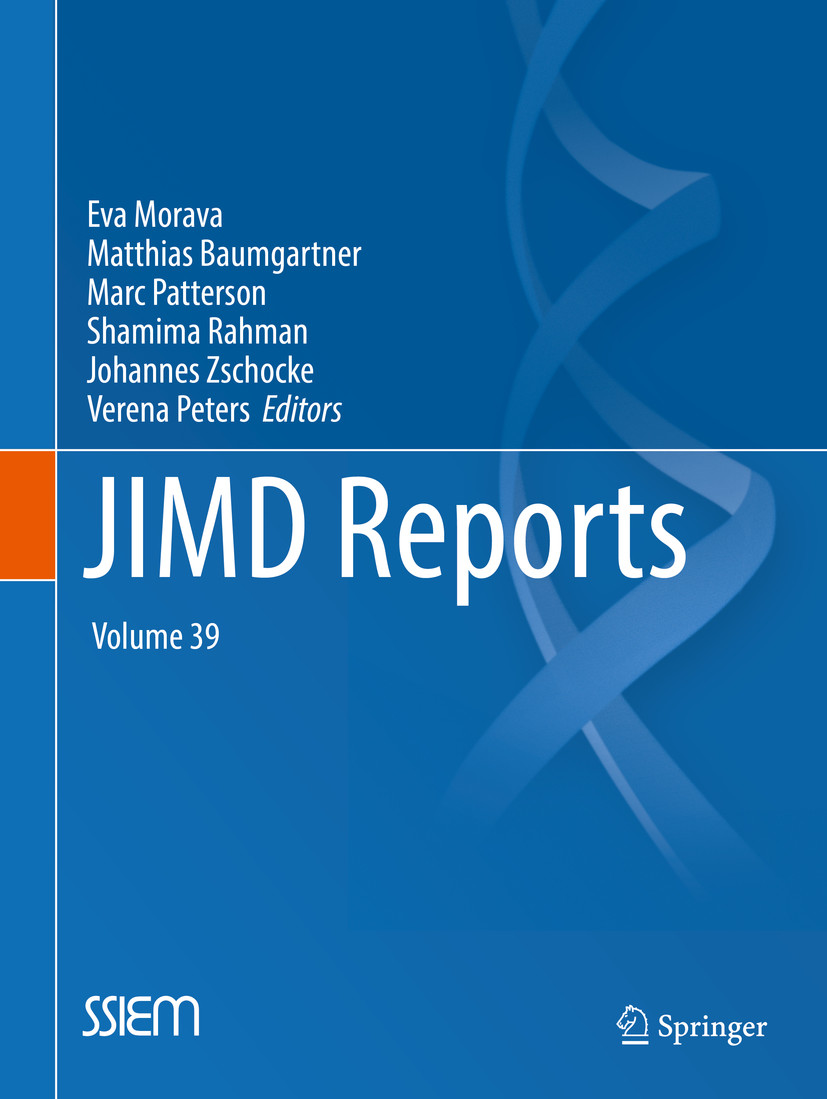 Cover JIMD Reports, Volume 39