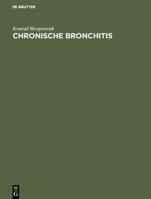 Cover Chronische Bronchitis