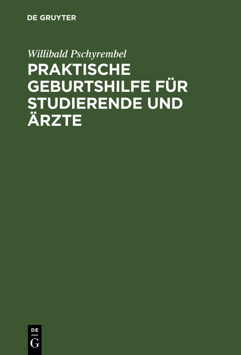 Cover Praktische Geburtshilfe für Studierende und Ärzte