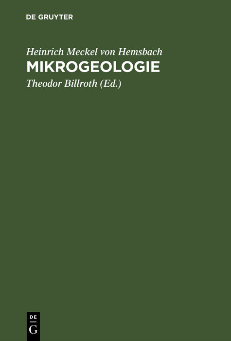 Cover Mikrogeologie