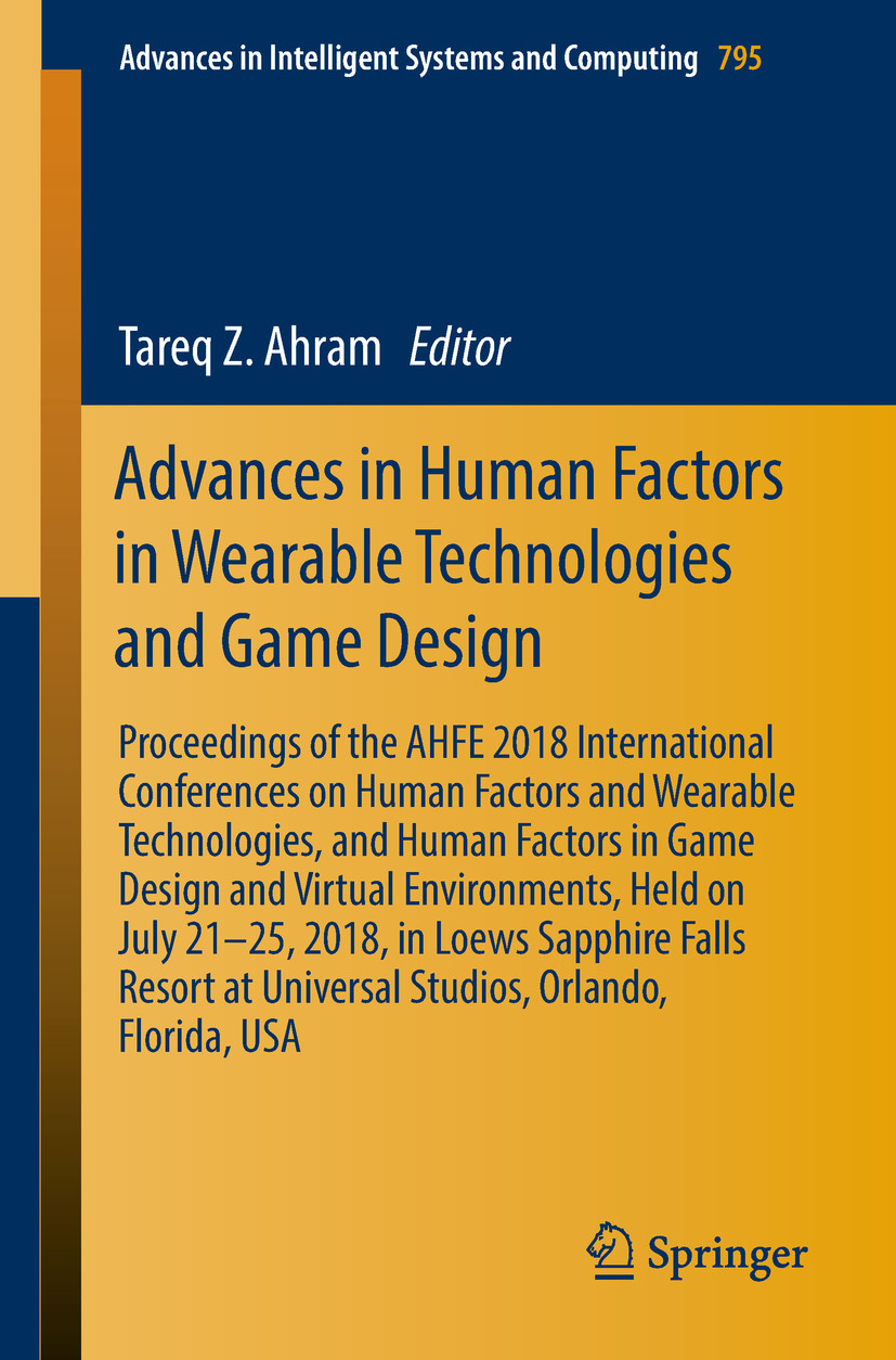 Cover Advances in Human Factors in Wearable Technologies and Game Design