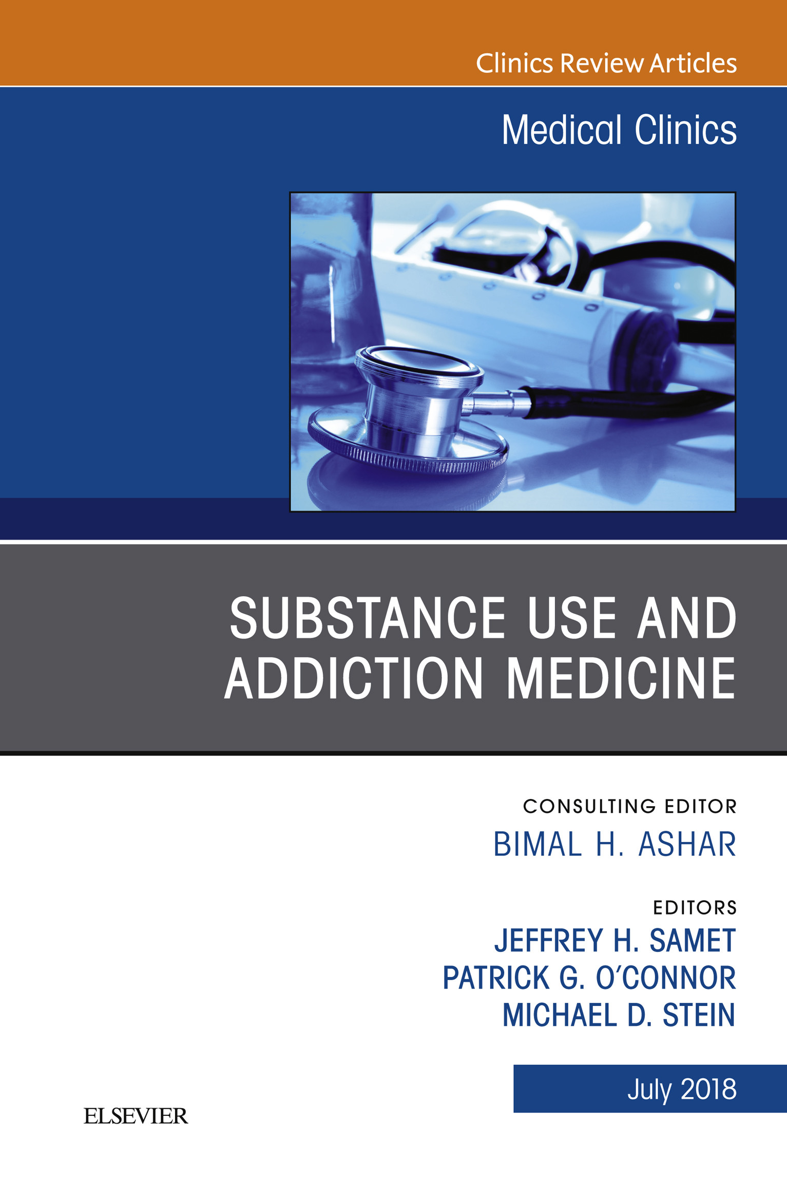 Cover Substance Use and Addiction Medicine, An Issue of Medical Clinics of North America, E-Book