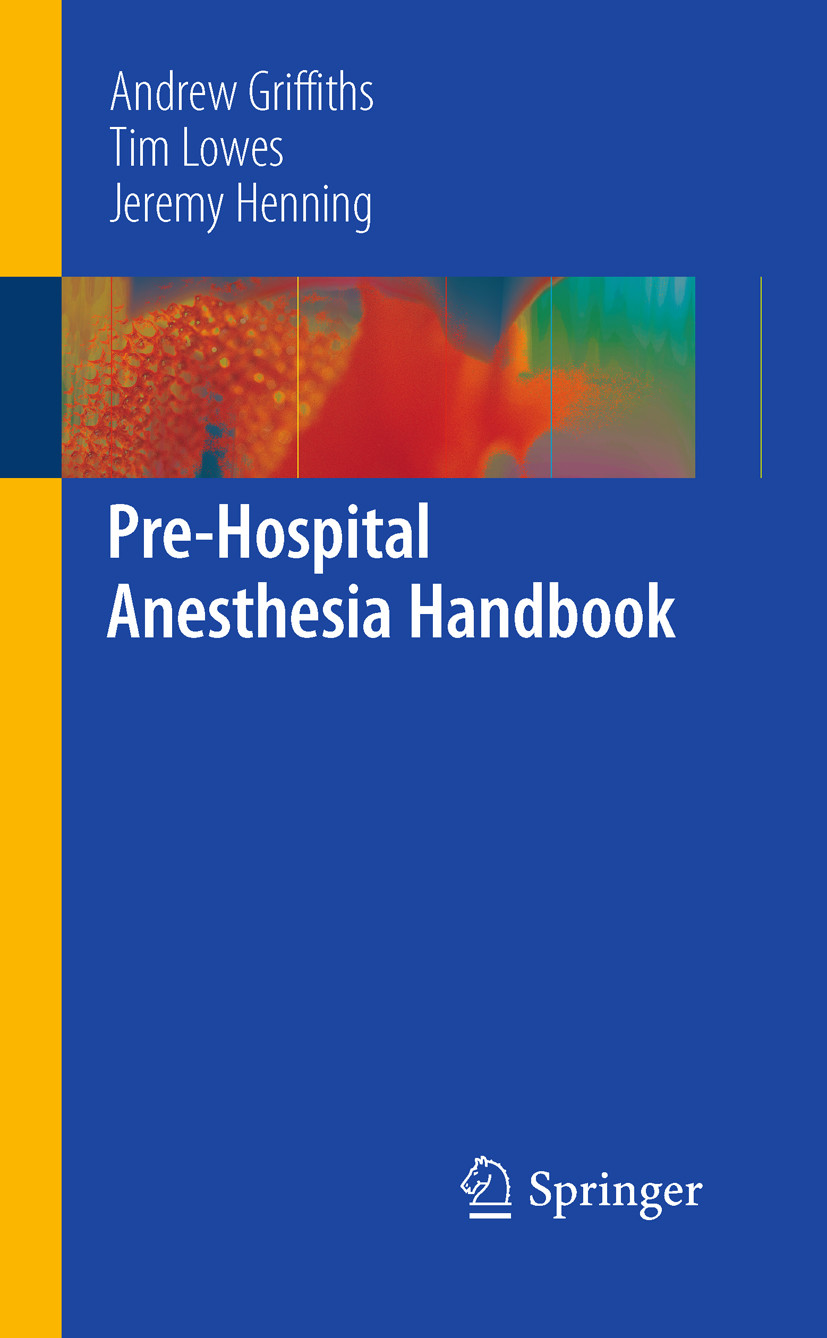 Cover Pre-Hospital Anesthesia Handbook