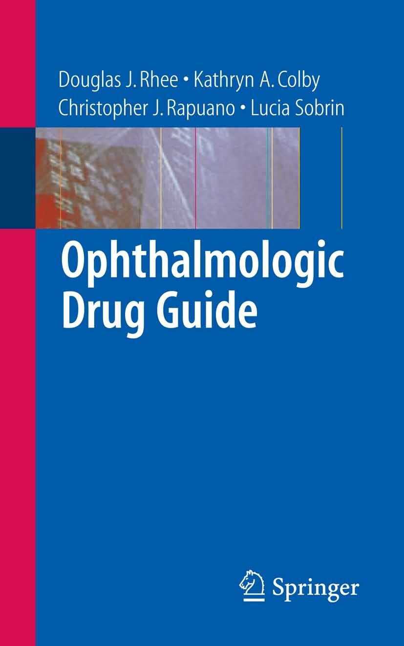 Cover Ophthalmologic Drug Guide