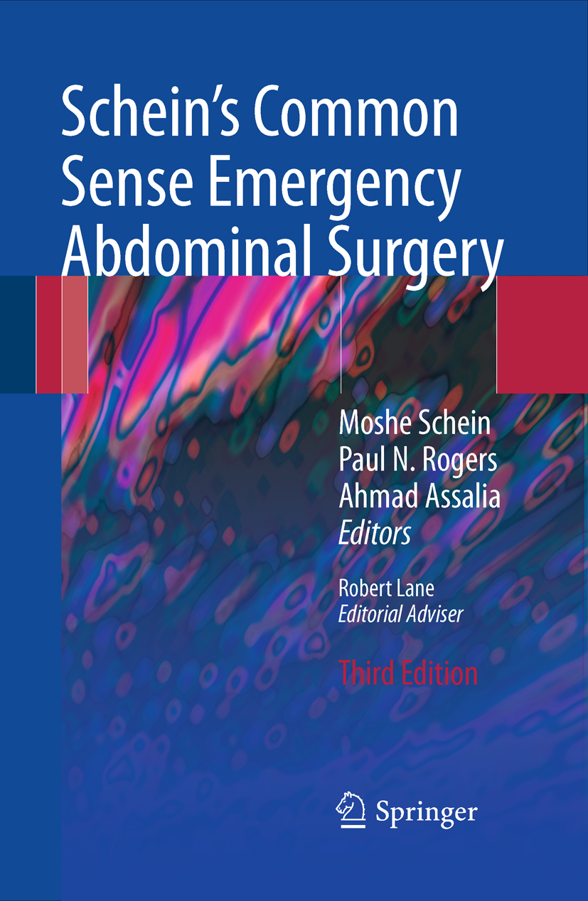 Cover Schein's Common Sense Emergency Abdominal Surgery