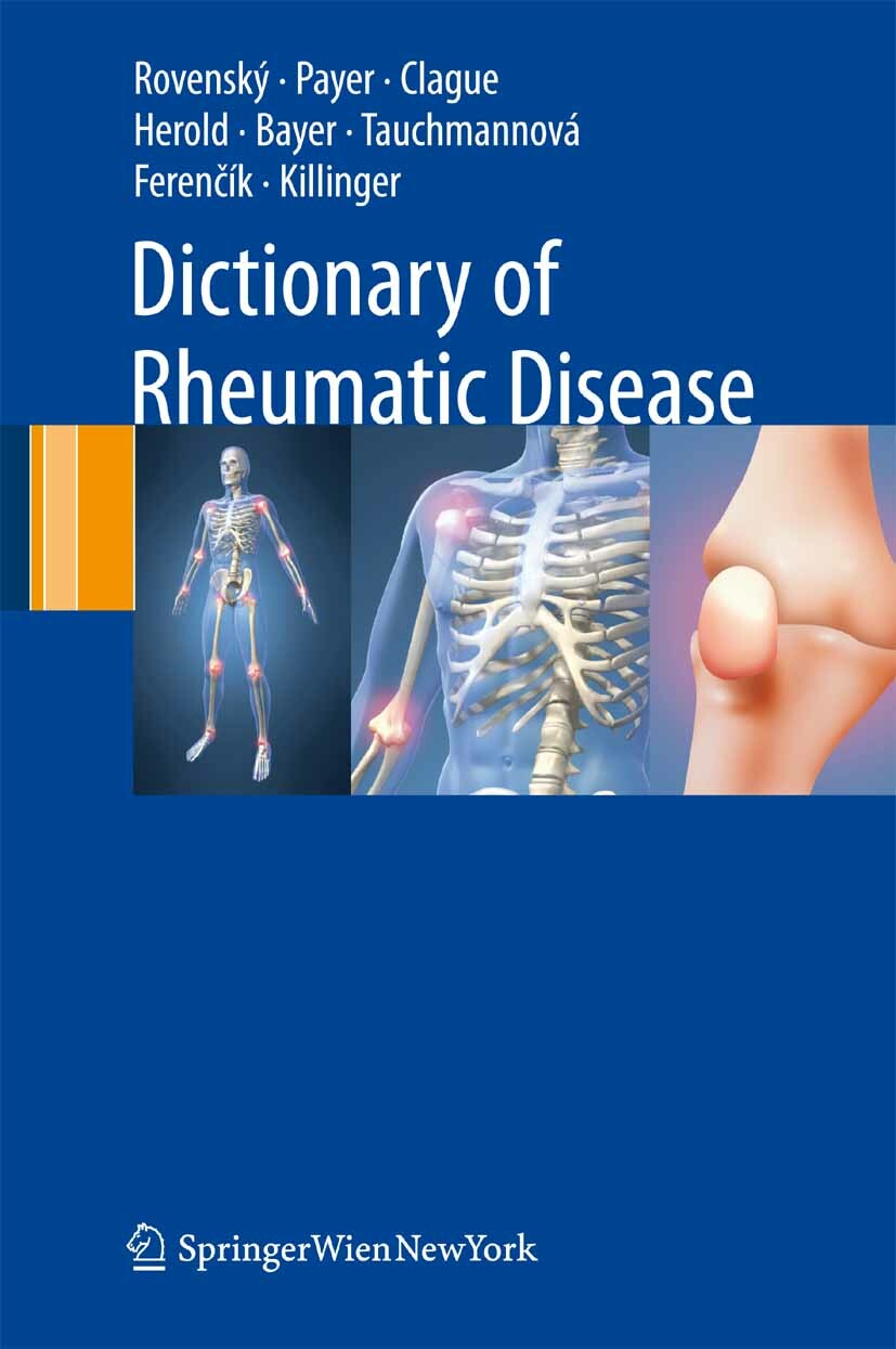 Cover Dictionary of Rheumatology