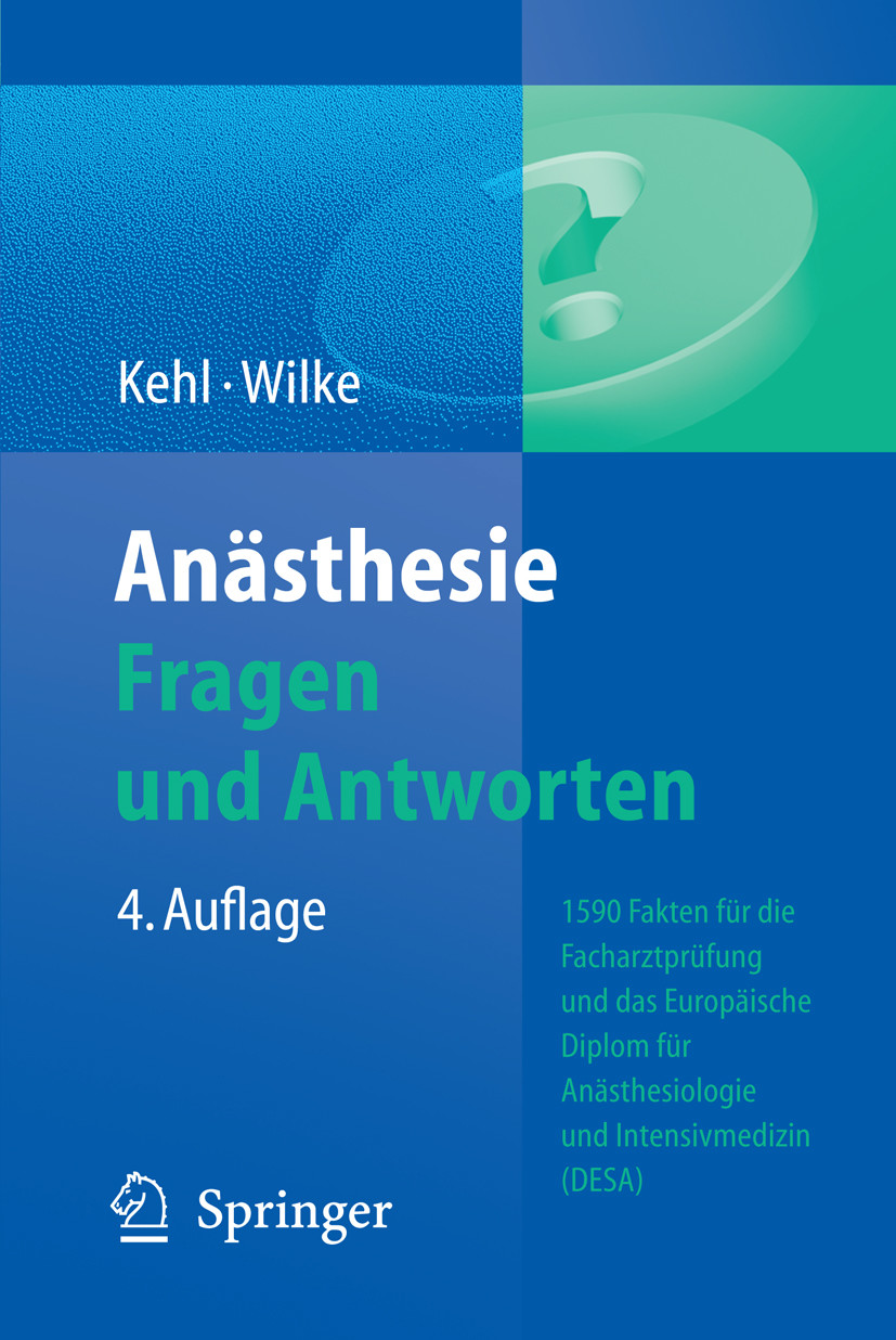 Cover Anästhesie. Fragen und Antworten