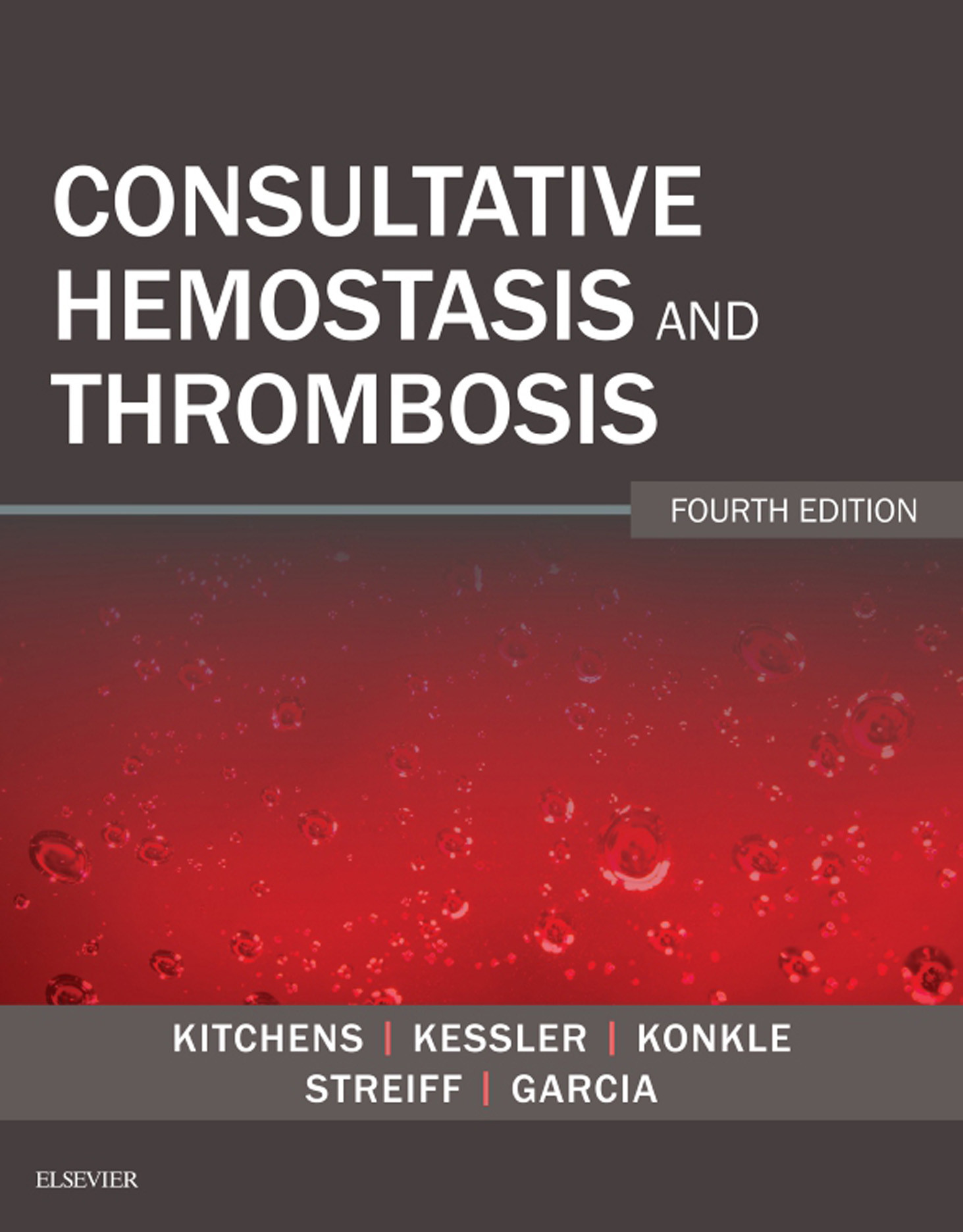 Cover Consultative Hemostasis and Thrombosis E-Book