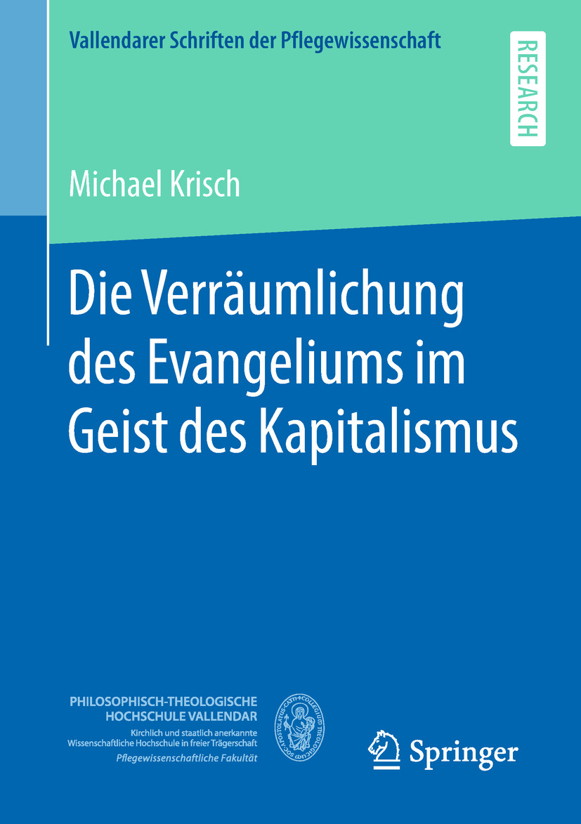 Cover Die Verräumlichung des Evangeliums im Geist des Kapitalismus