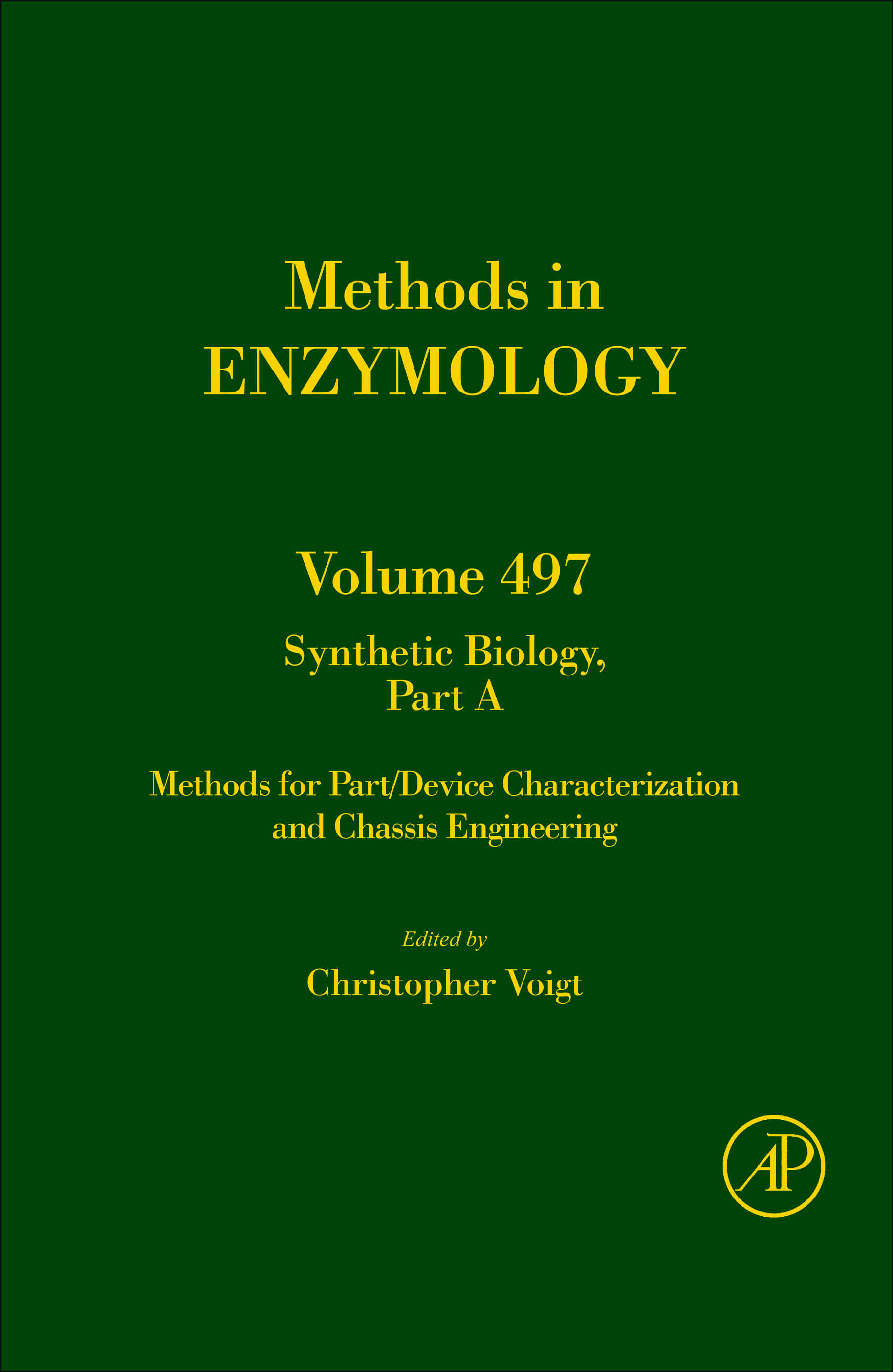 Cover Synthetic Biology, Part A