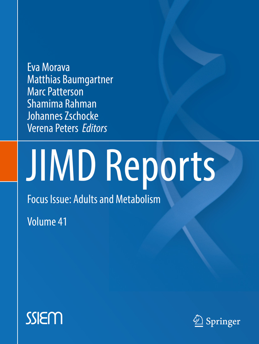 Cover JIMD Reports, Volume 41