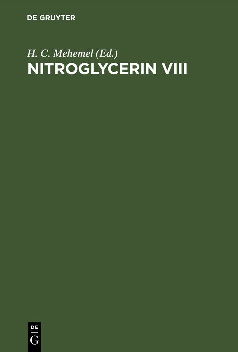 Cover Nitroglycerin VIII