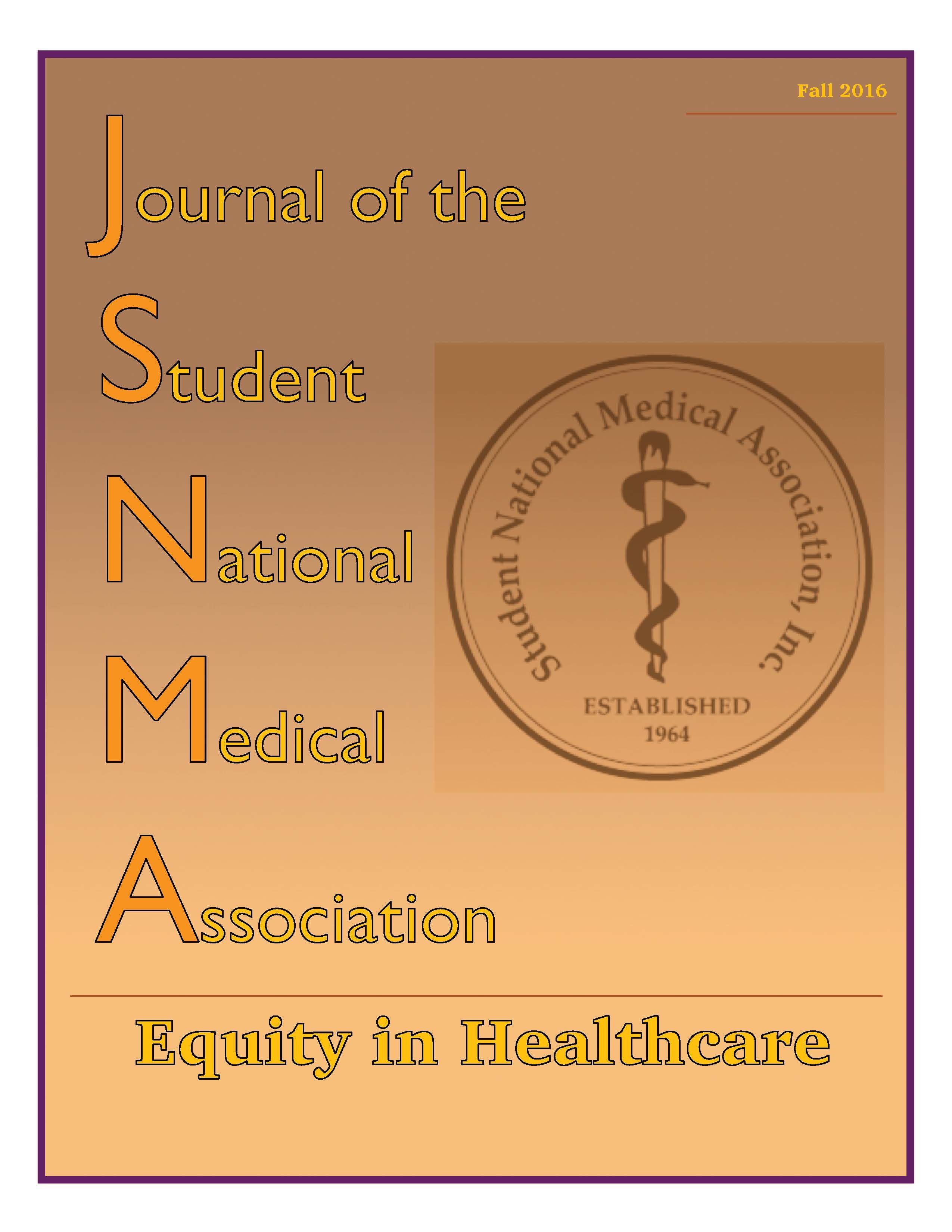 Cover JSNMA Equity in Healthcare