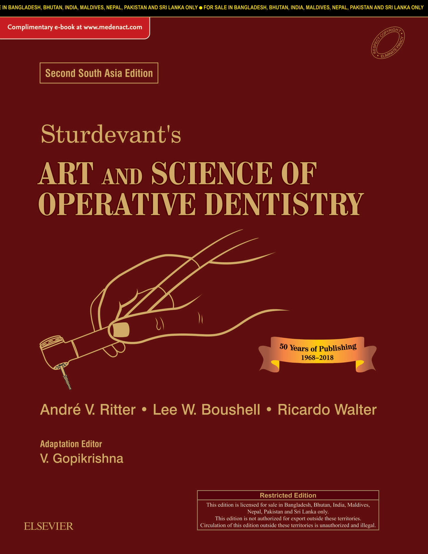 Cover Sturdevant's Art & Science of Operative Dentistry- E Book