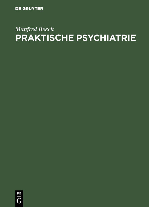 Cover Praktische Psychiatrie