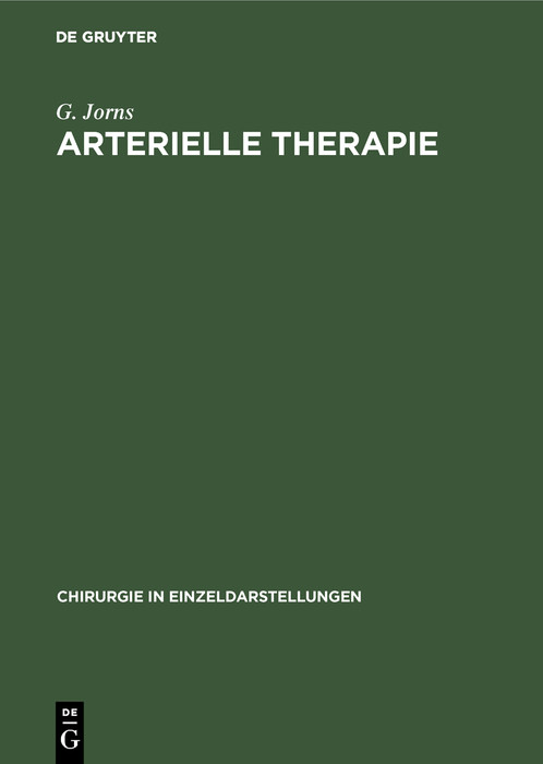 Arterielle Therapie