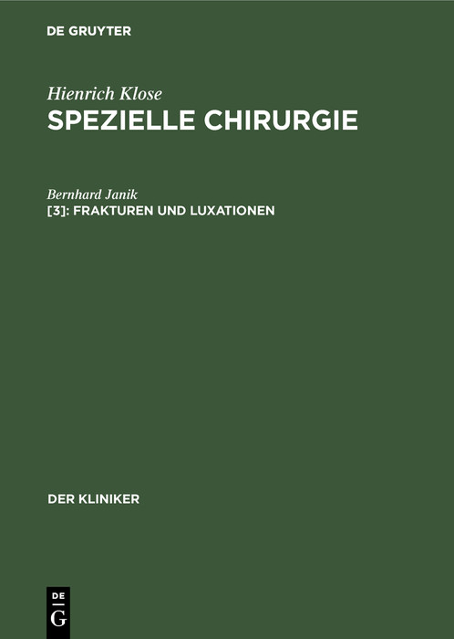 Cover Frakturen und Luxationen