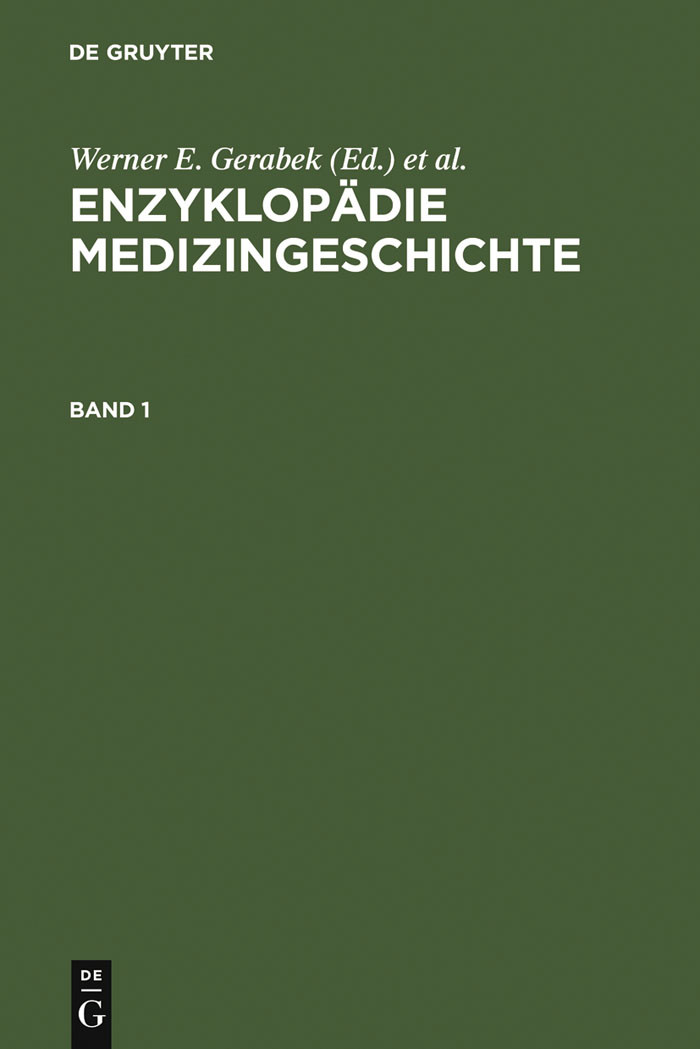 Cover Enzyklopädie Medizingeschichte