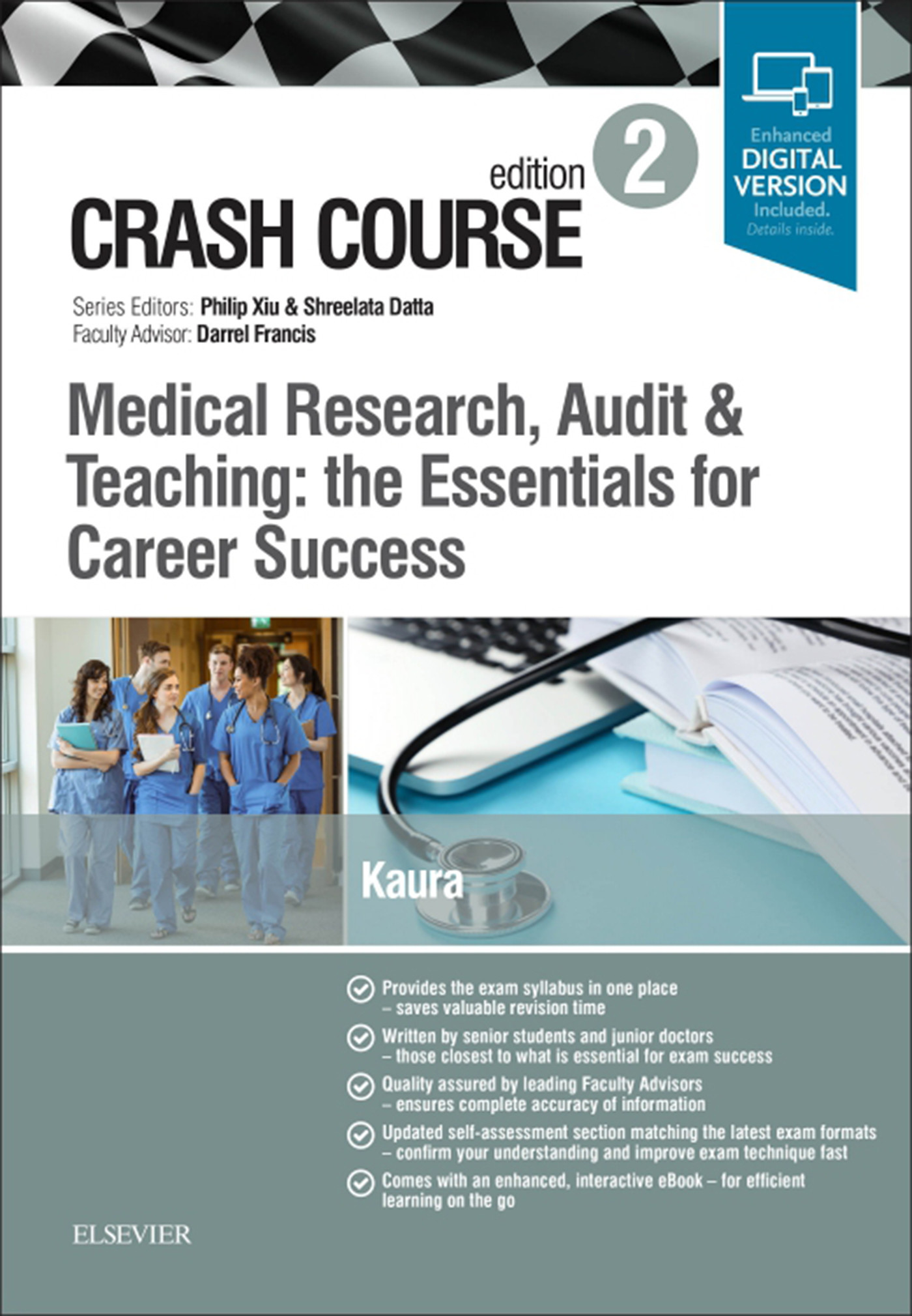 Cover Crash Course Medical Research, Audit and Teaching: the Essentials for Career Success - E-Book