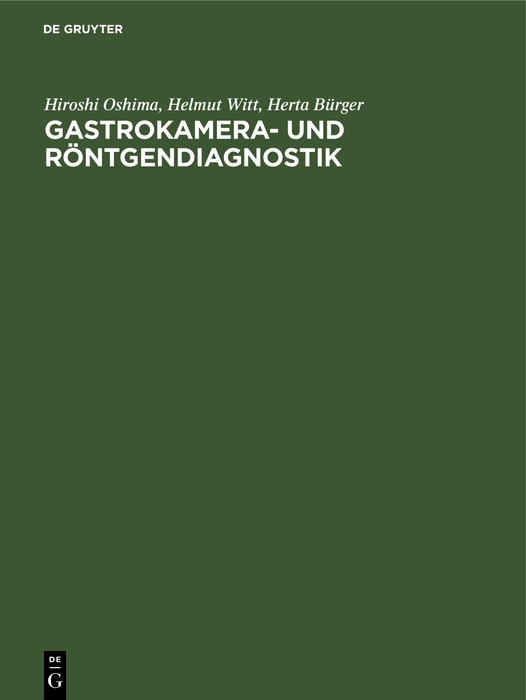 Cover Gastrokamera- und Röntgendiagnostik
